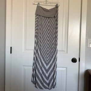 Maternity maxi skirt